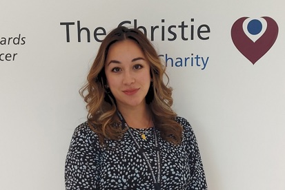 A photo of Lucy Davies, specialised therapeutic radiographer in research at The Christie.