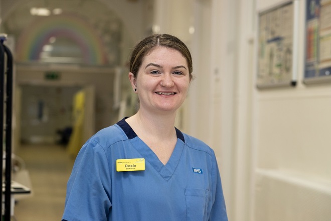 A photo of Roxana Boaler, staff nurse at The Christie.