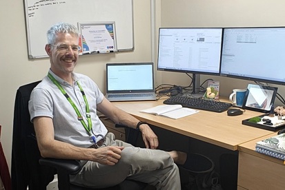 A photo of Chris Stones, Radiotherapy Service Improvement Lead at The Christie.